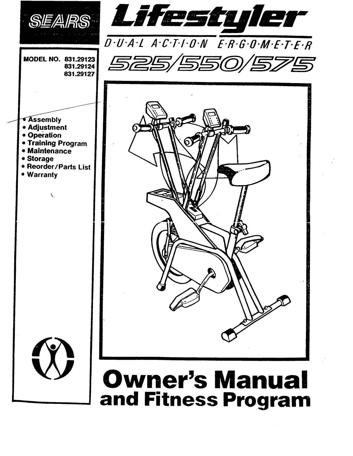 Lifestyler 831.291230 Owner's Manual