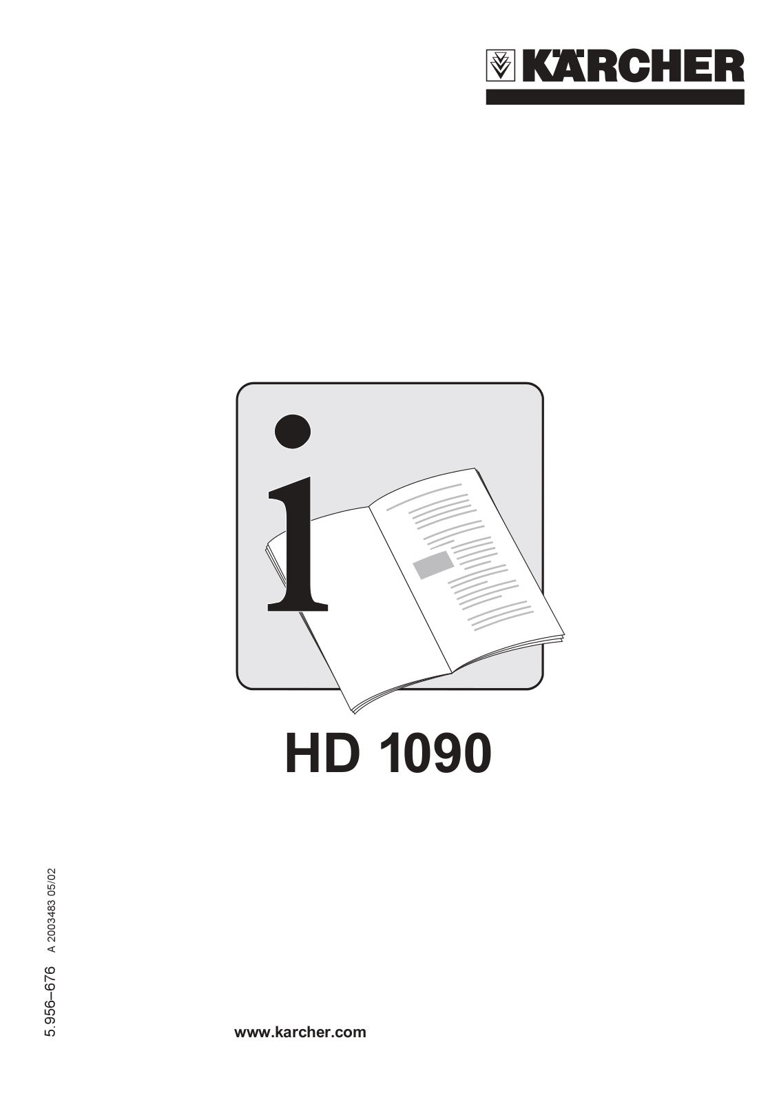 Karcher HD 1090 User Manual