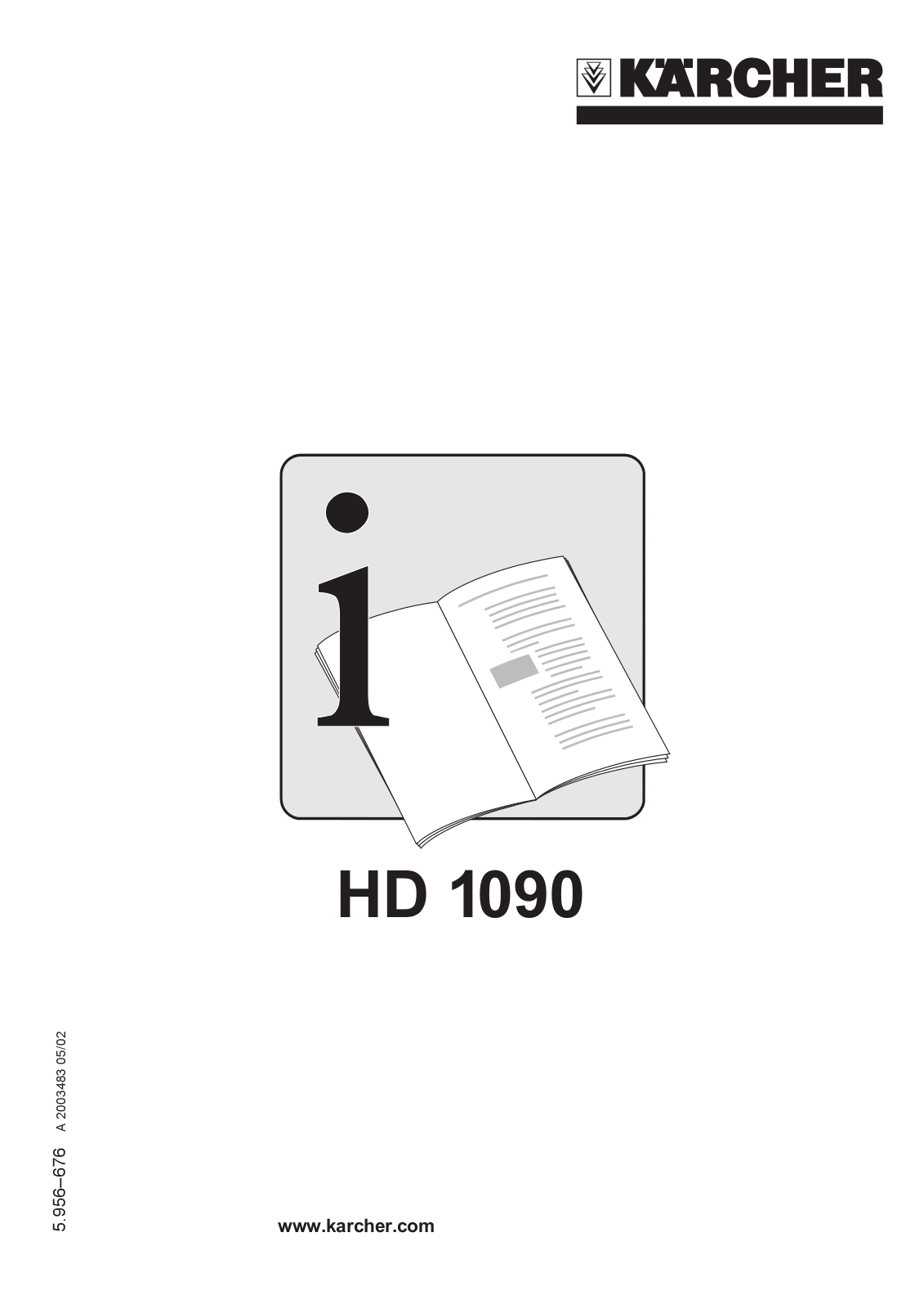 Karcher HD 1090 Manual