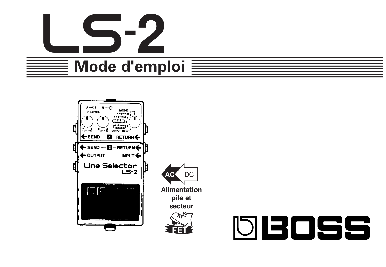 Roland LS-2 User Manual