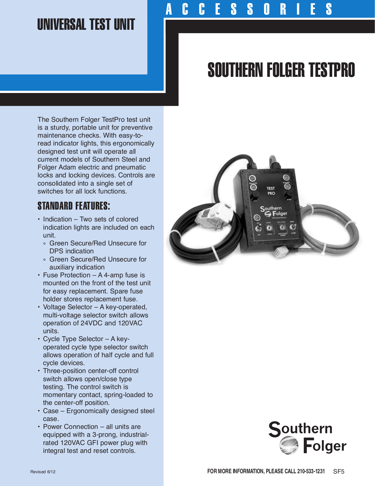 Southern Folger NS400P User Manual