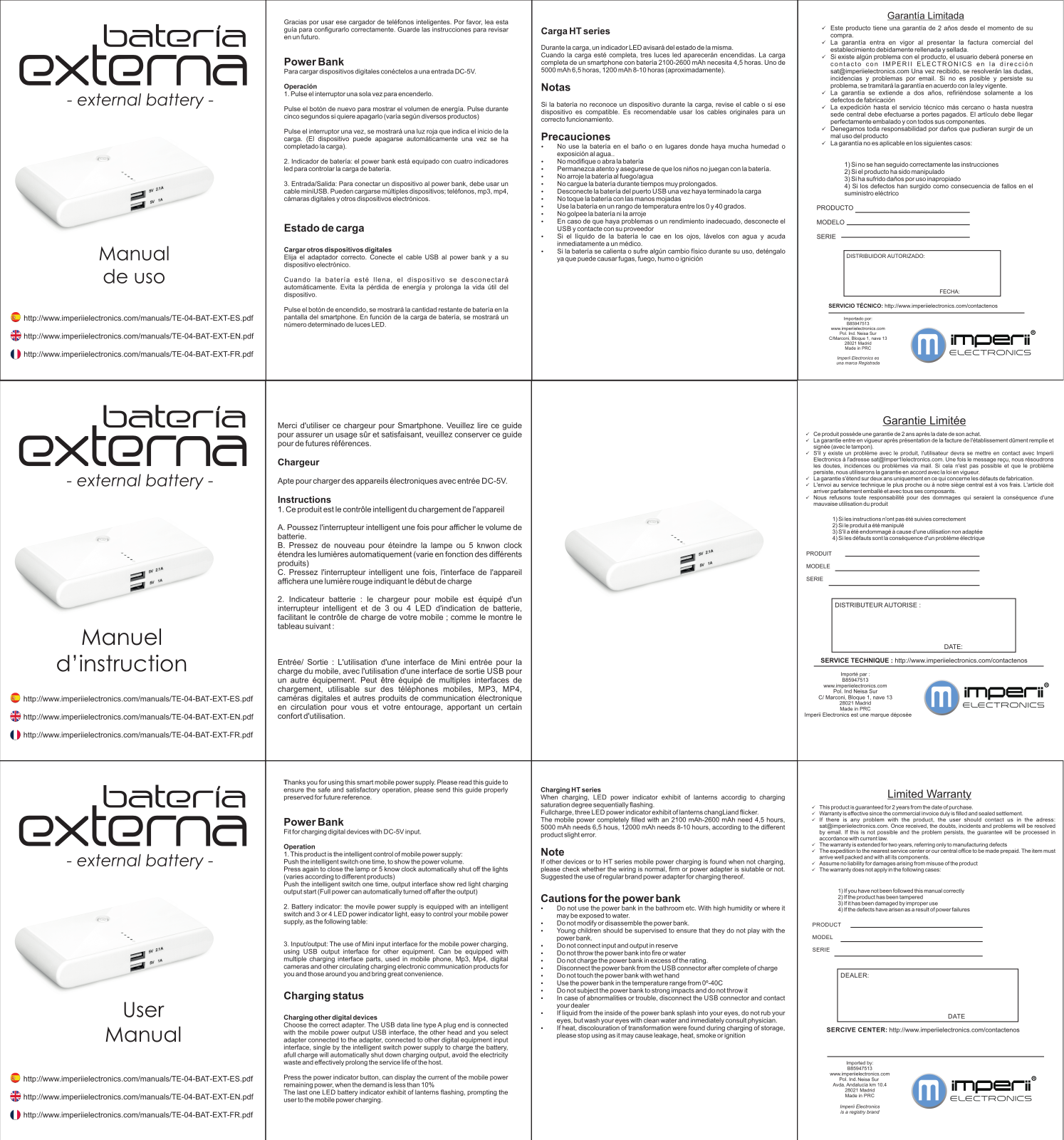 imperii External Battery User Manual