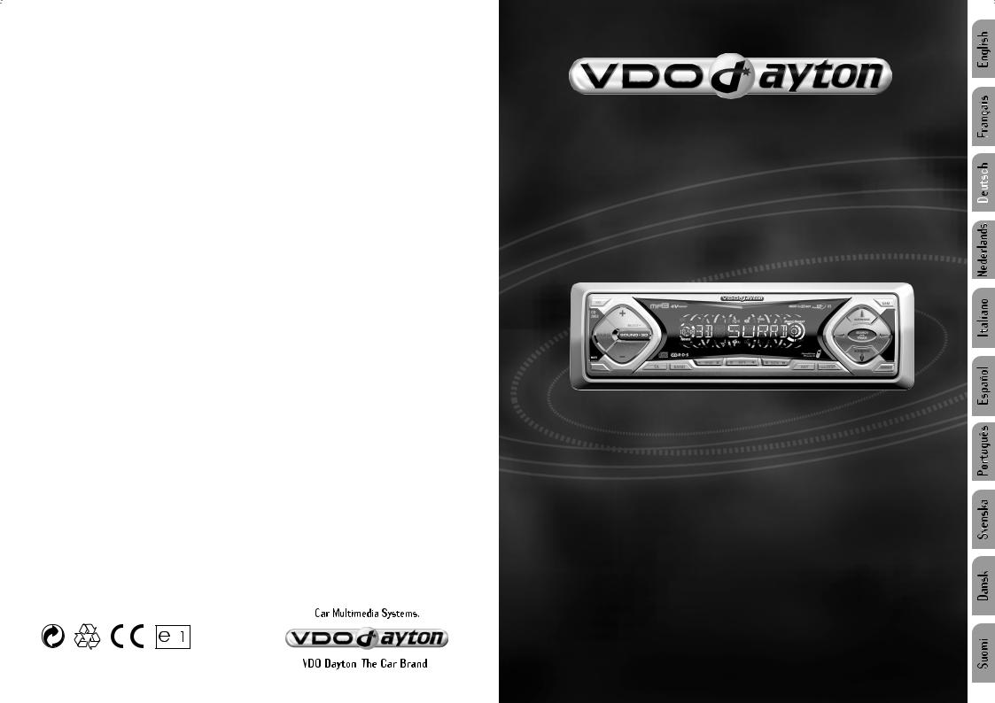 VDO DAYTON CD 2203, CD 2253 User Manual