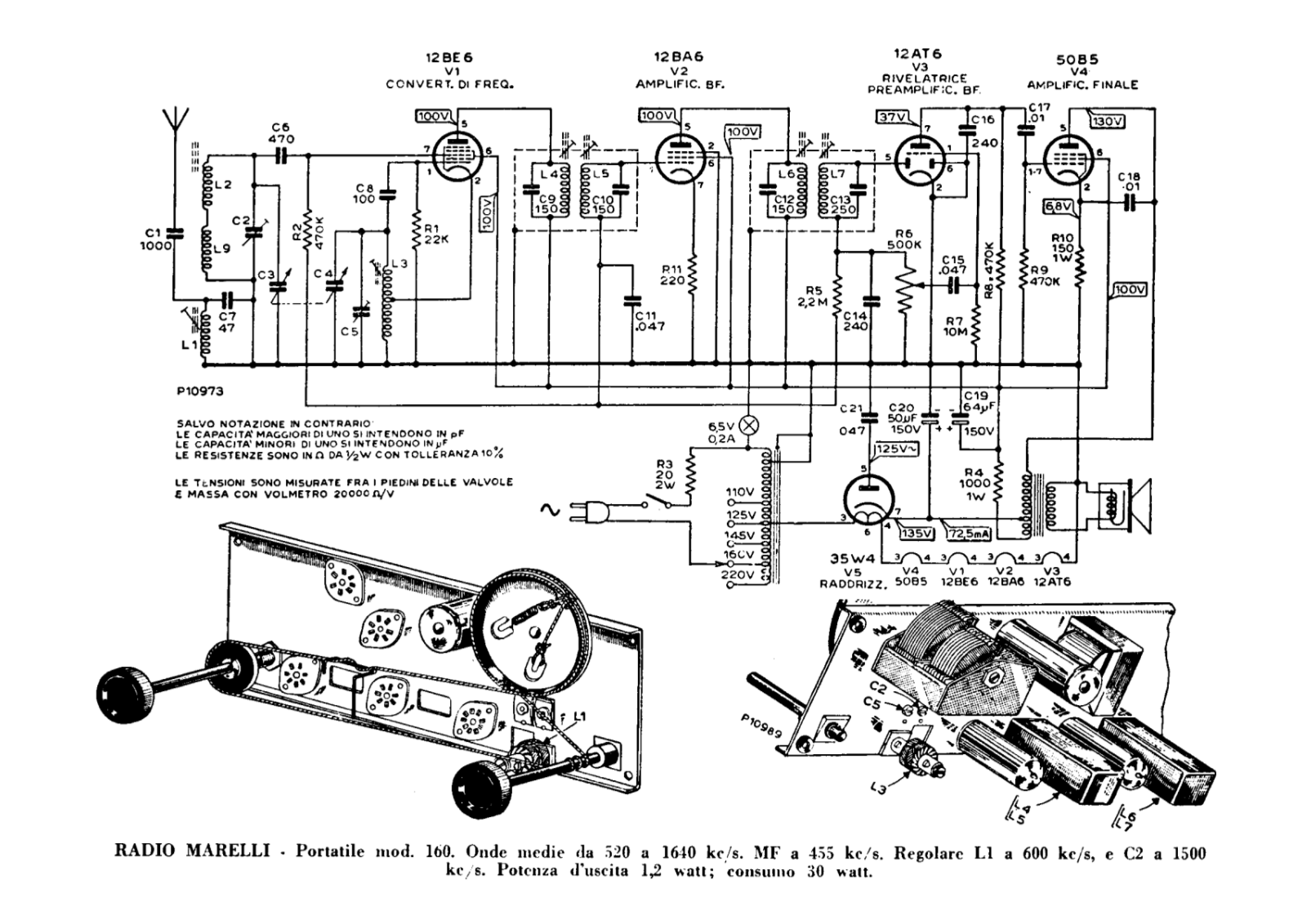 Radiomarelli 160 schematic - ManualMachine.com
