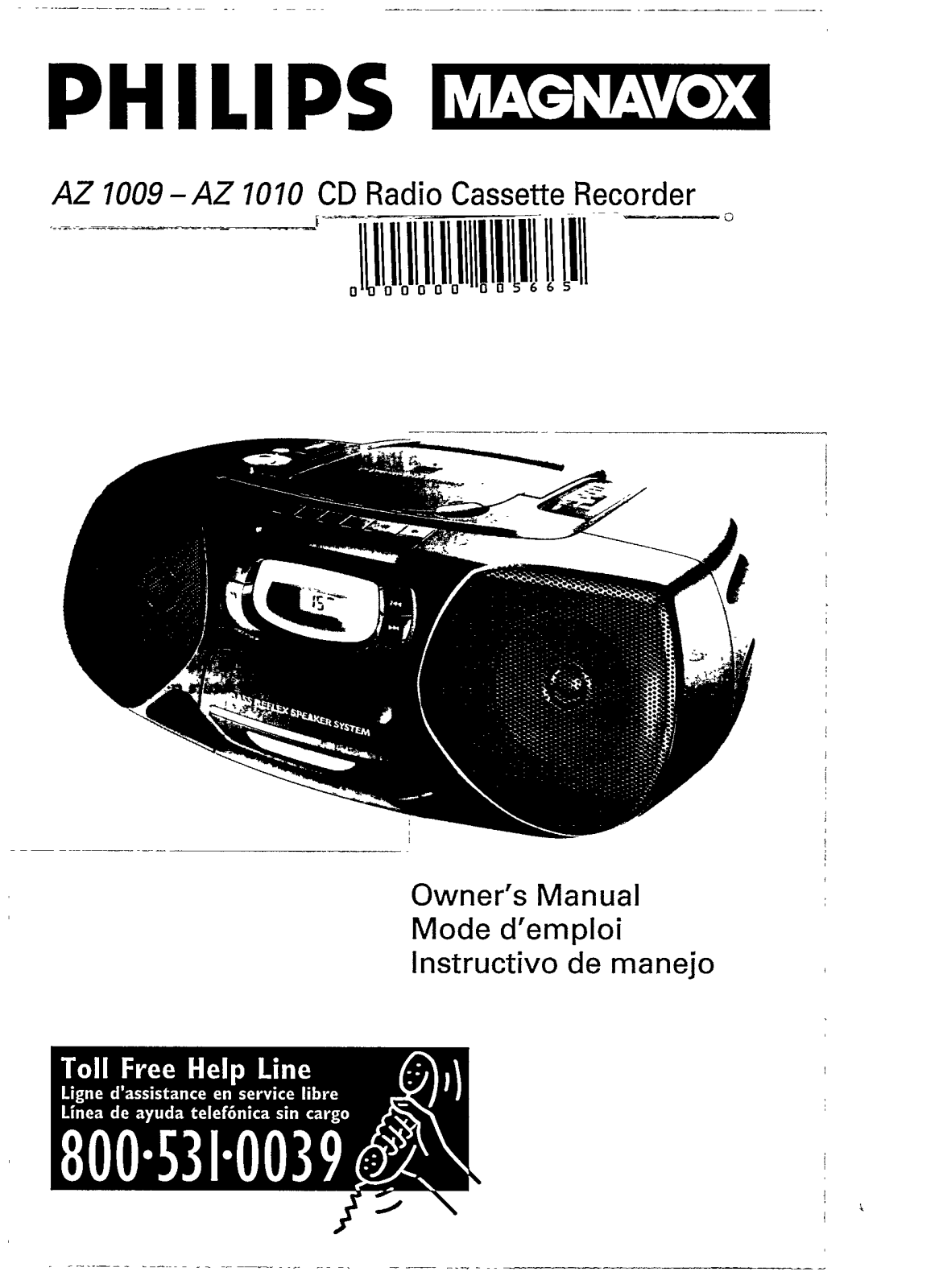 Philips AZ1010/19, AZ1010/17, AZ1010/14, AZ1010/11, AZ1010/05 User Manual