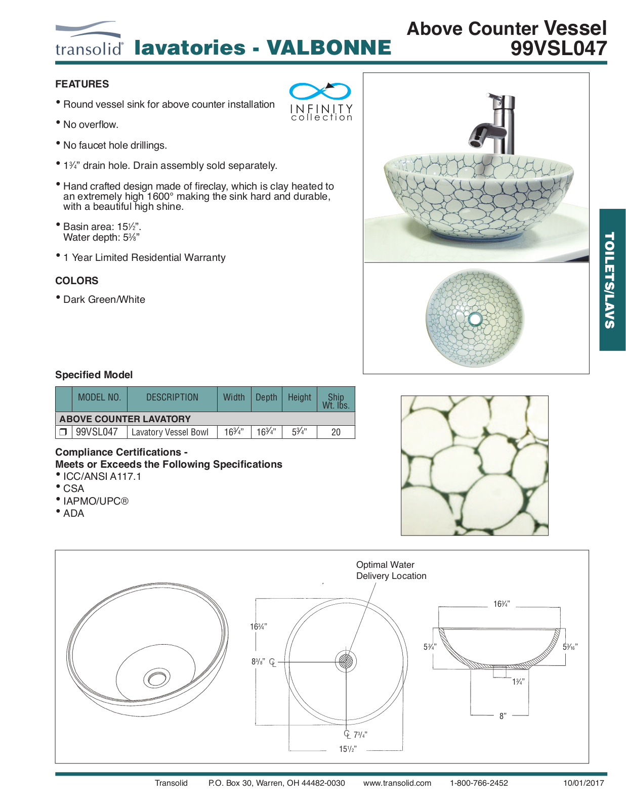 Transolid SBSW1009 Specifications - ManualMachine.com
