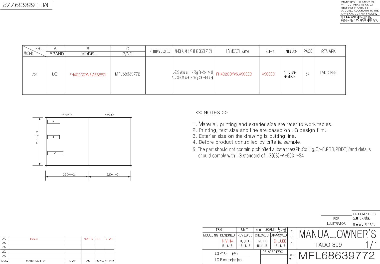 LG 41393 Owner’s Manual