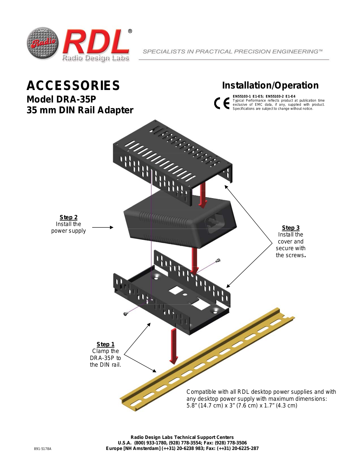RDL DRA-35P Datasheet - ManualMachine.com