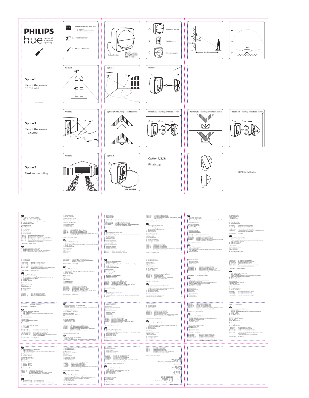 Philips Buitensensor User manual