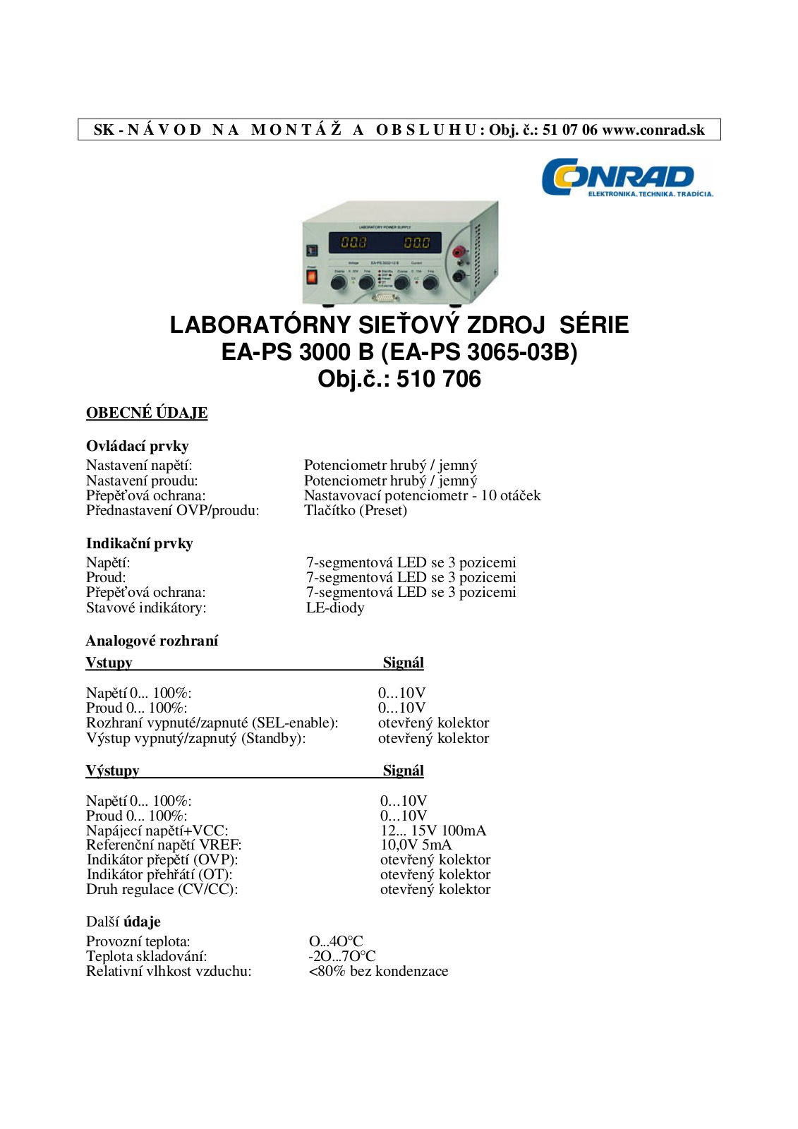 EA Elektro Automatik EA-PS 3000 B Instruction Manual