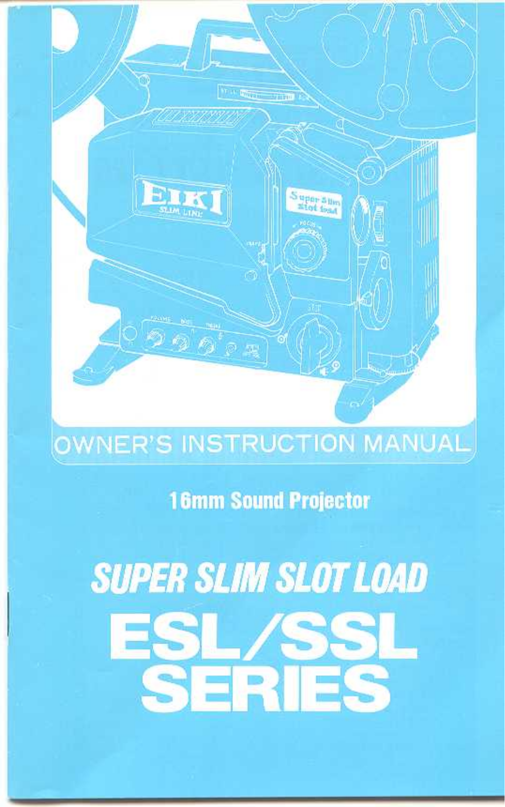 Eiki SSL, ESL User Manual