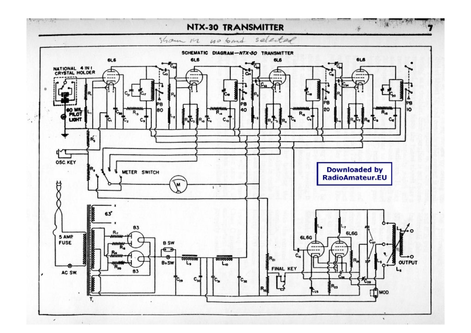 Pozosta NTX 30 Schematic