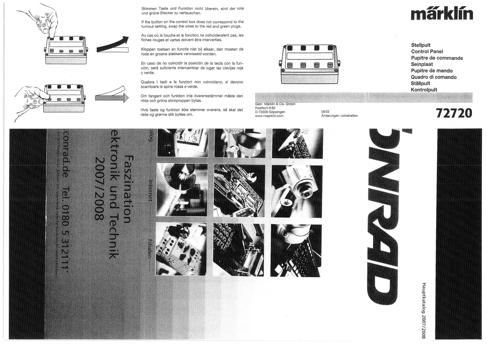 Märklin 72720 User guide - ManualMachine.com