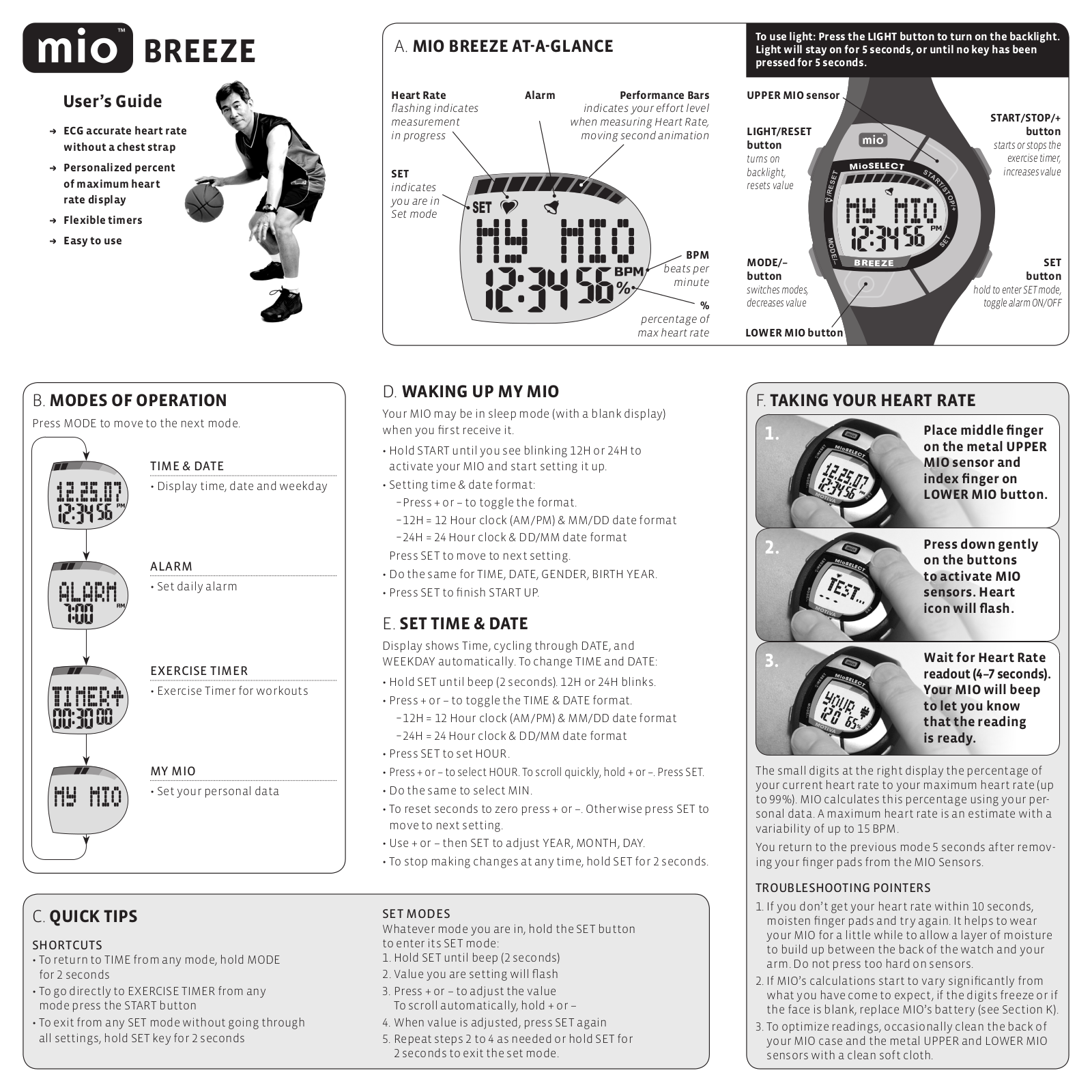 Mio Watch Heart Rate Monitor User Manual