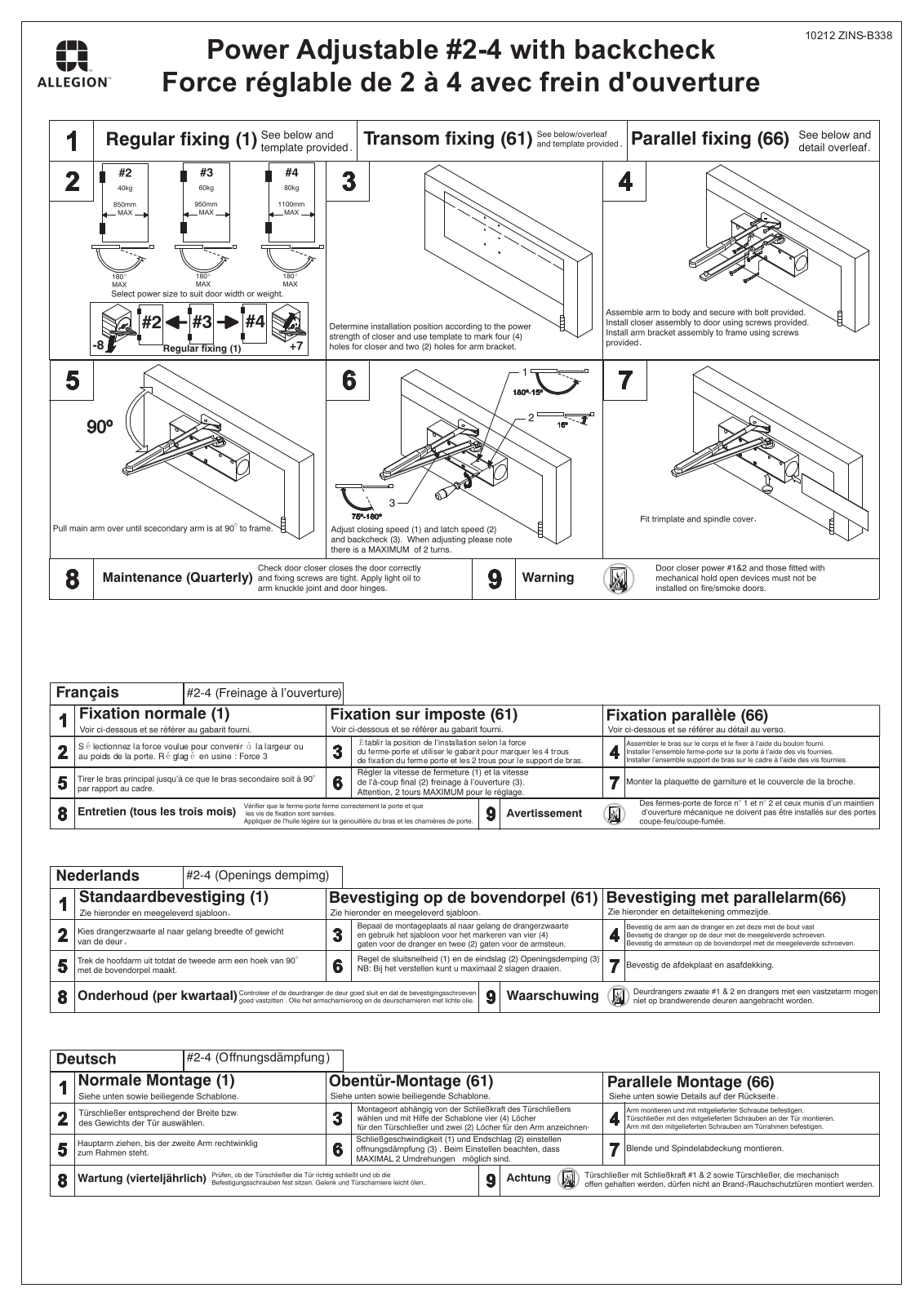 AXA 7507 User Manual