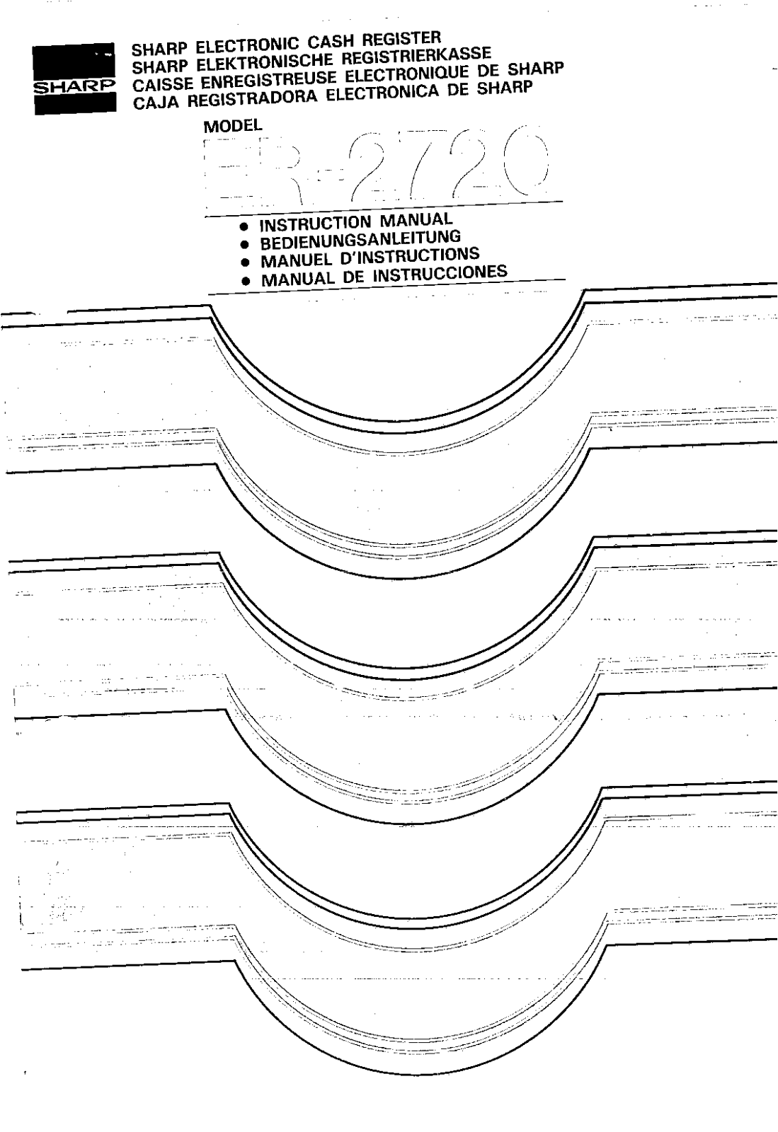 Sharp ER-2720 User Manual