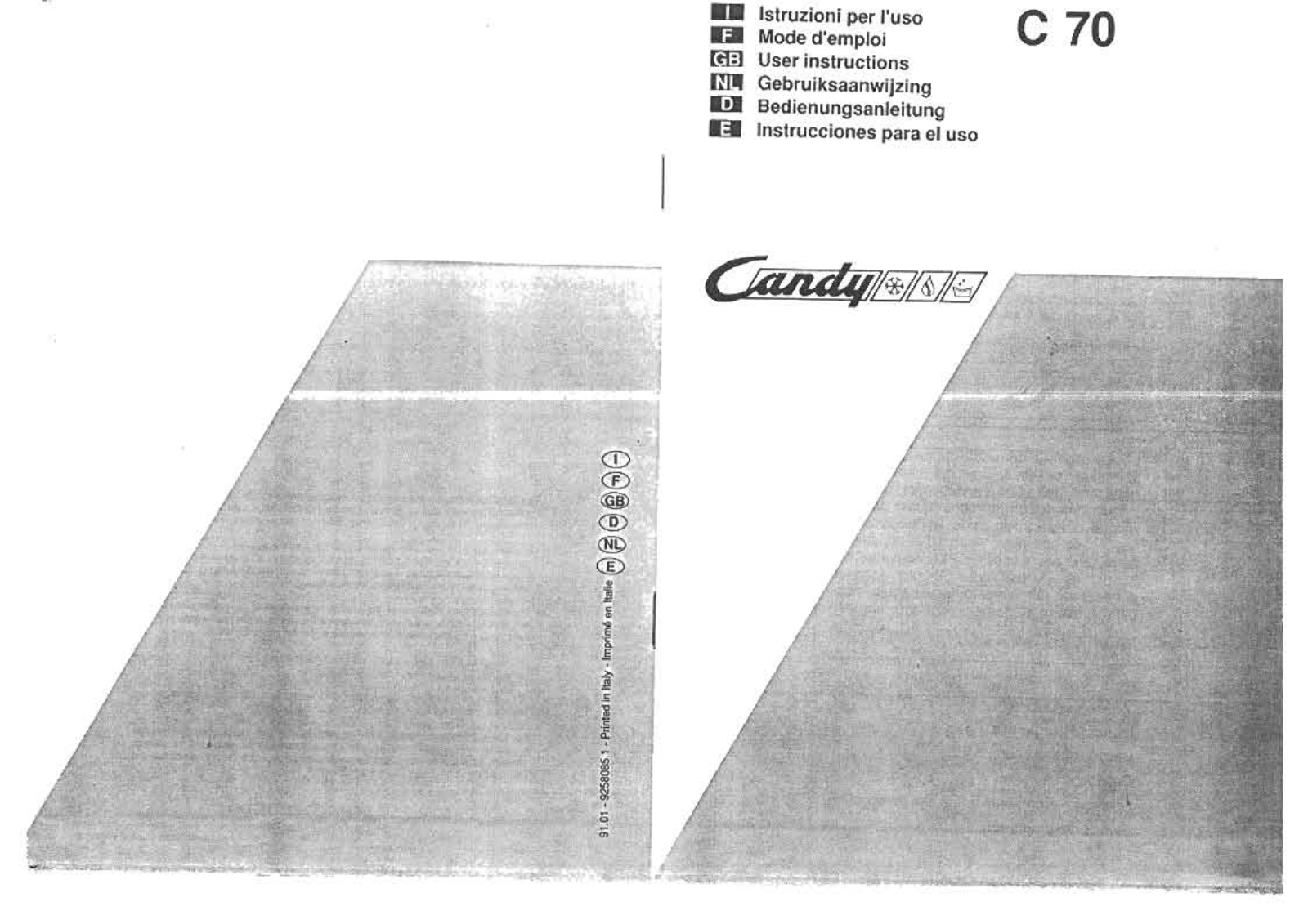 CANDY C 70 User Manual