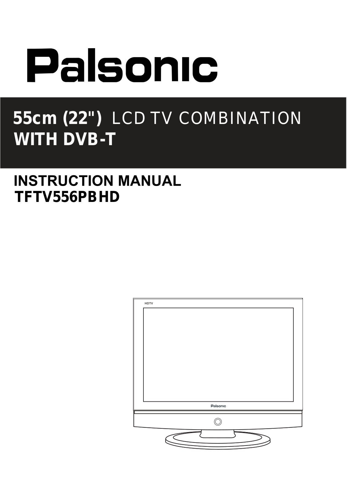 Palsonic TFTV556PBHD Owner Manual