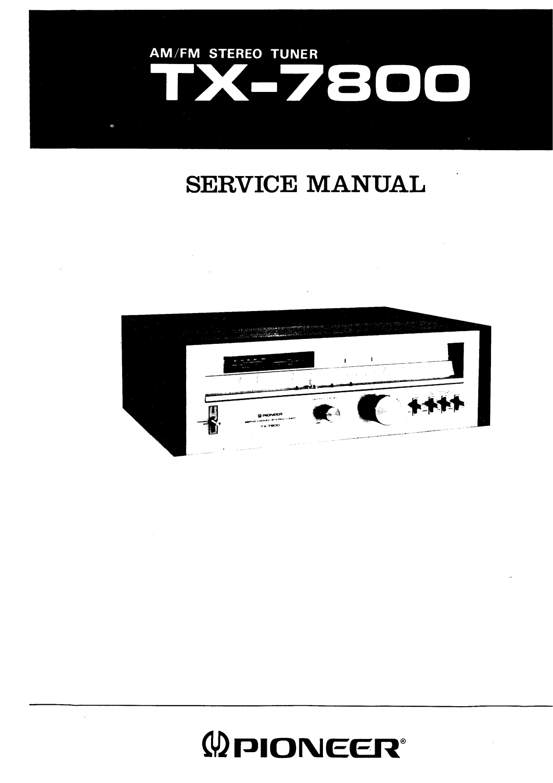 Pioneer TX-7800 Service manual