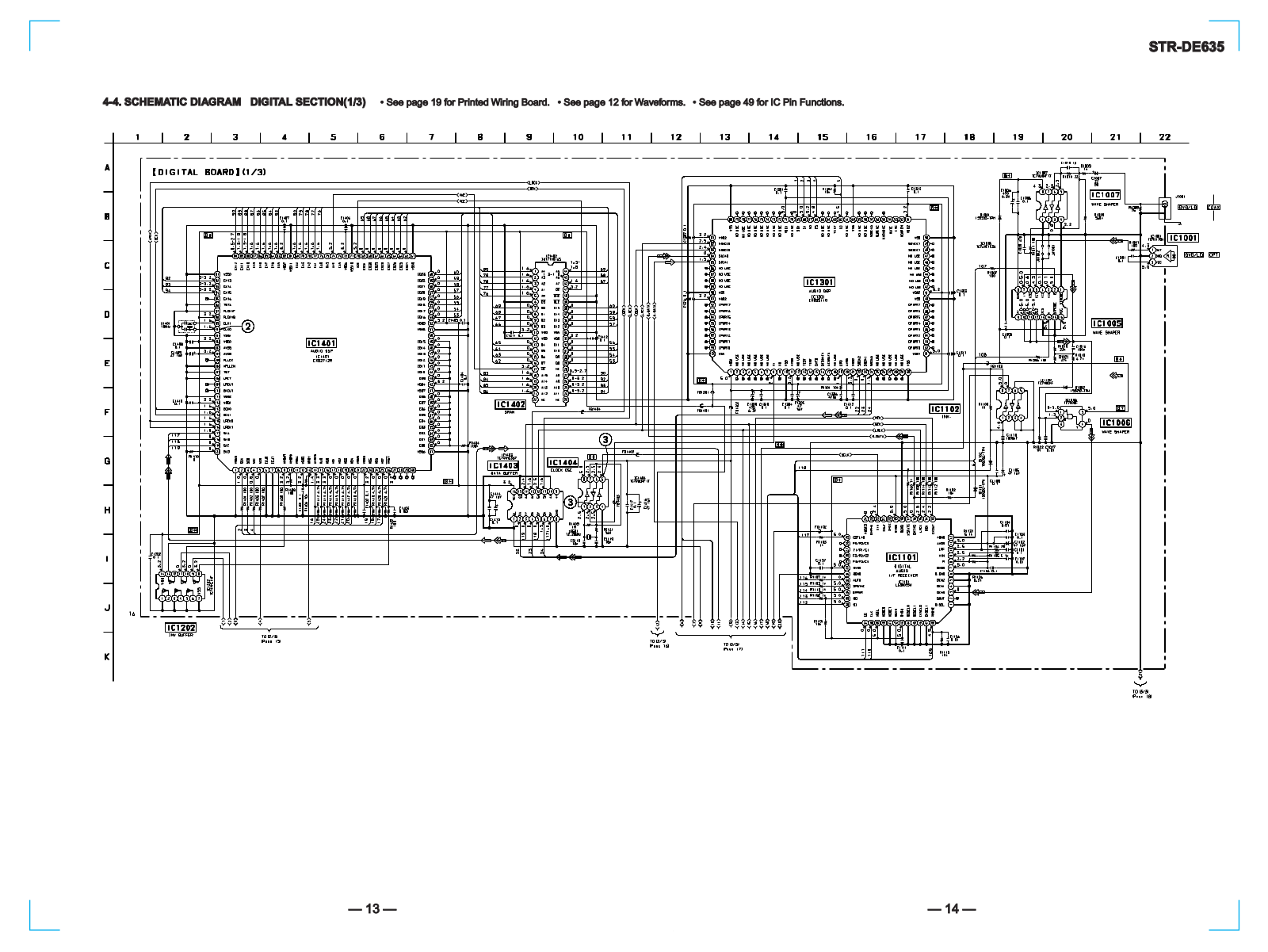 Sony STRDE-635 Schematic