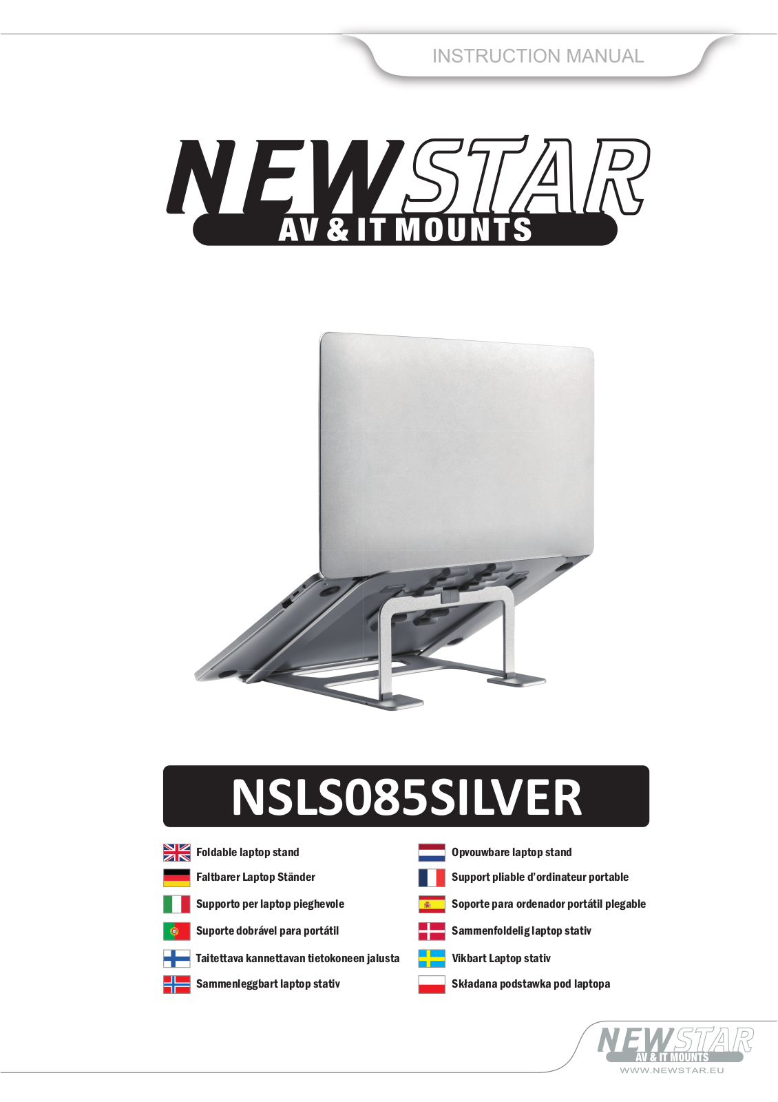 Newstar NSLS085SILVER User Manual