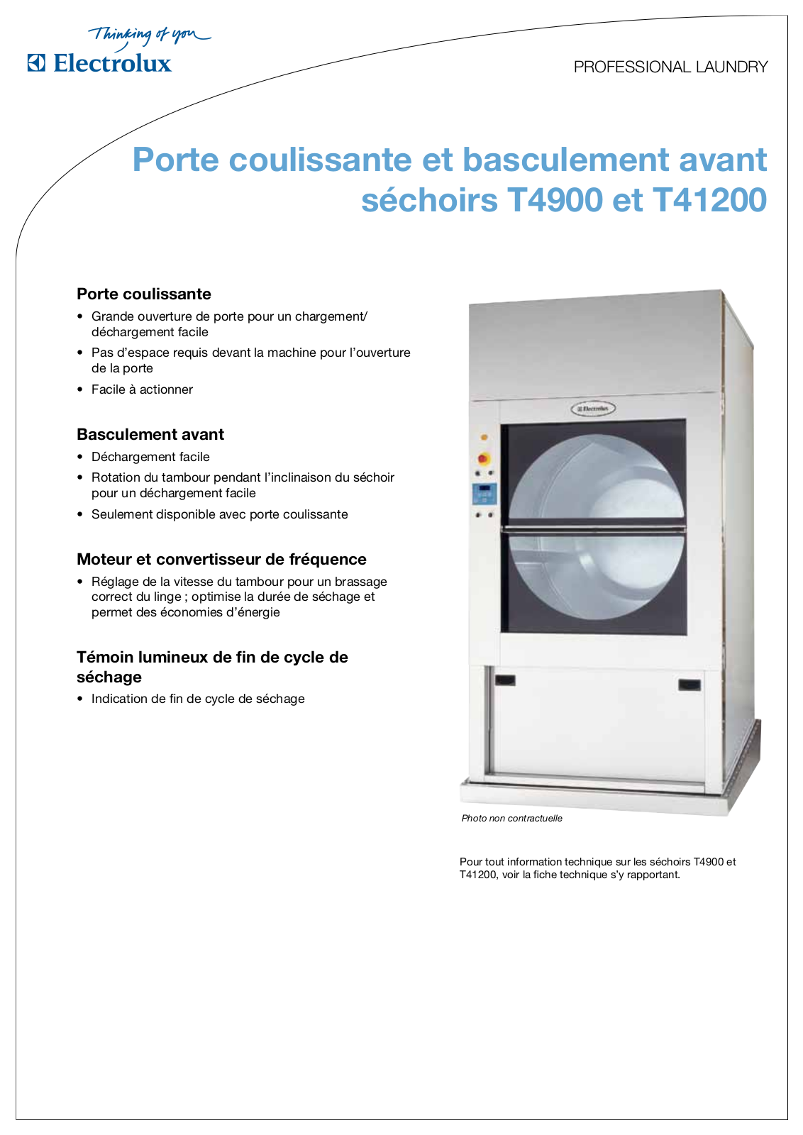 ELECTROLUX T4900 User Manual