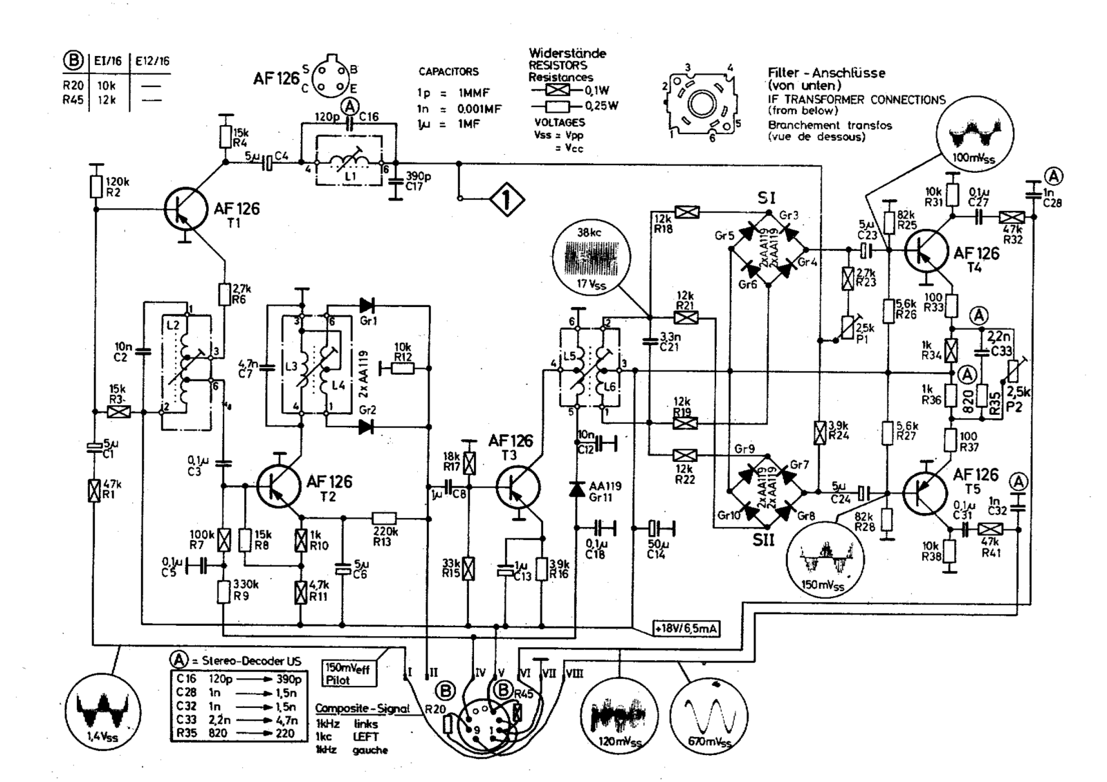 Saba EI-16-Stereo-Decoder Schematic