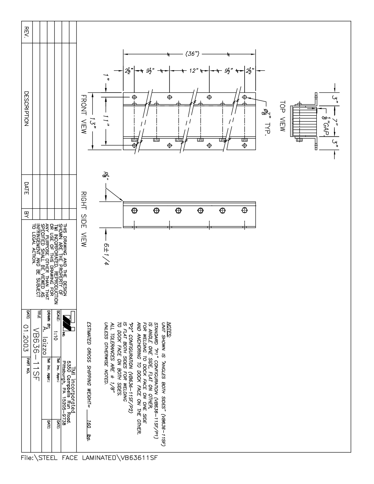 Tmi VB63611SF User Manual