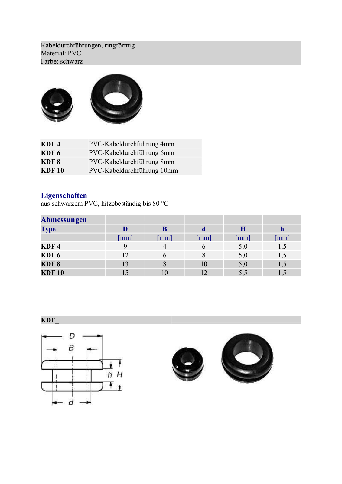 Datasheet KDF 4 Datasheet (FREI) - ManualMachine.com