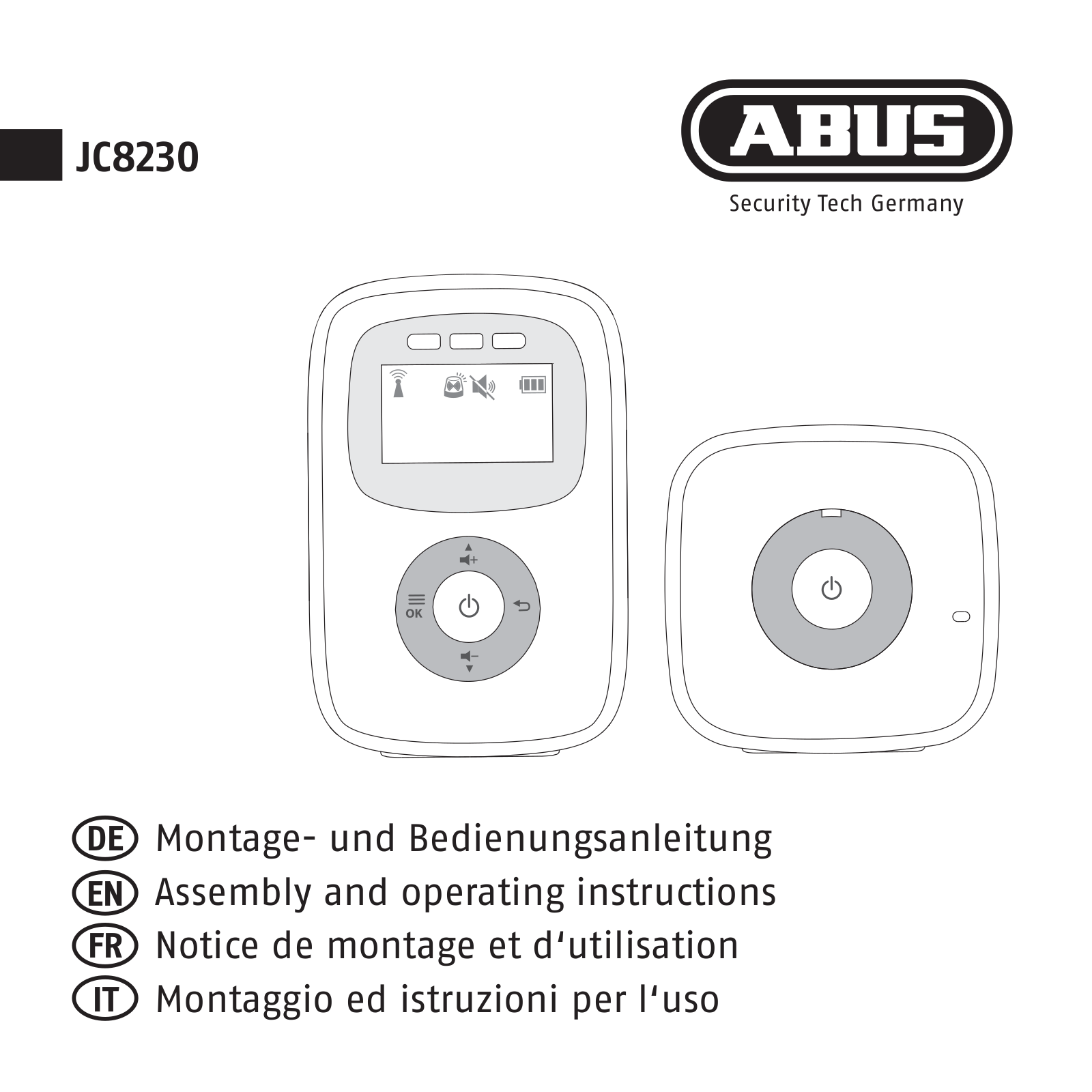 ABUS JC8230 operation manual