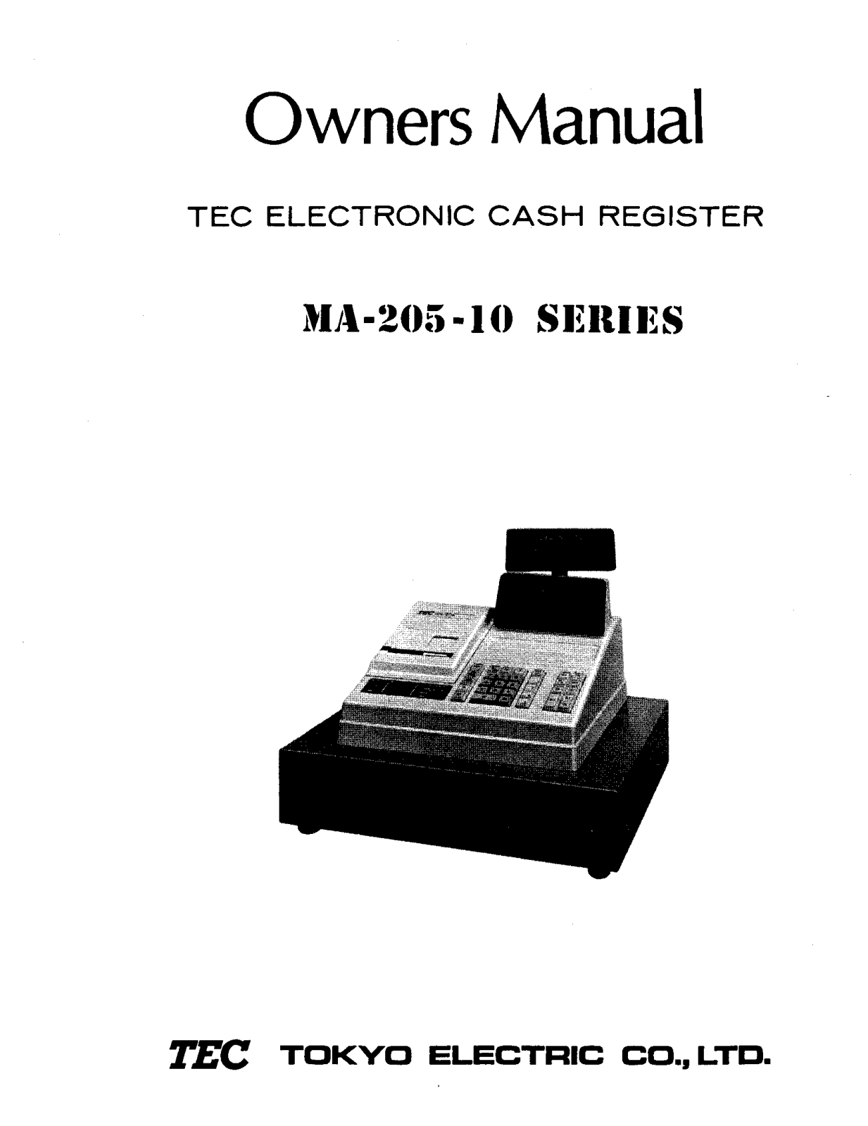 Toshiba MA-205-10 User Manual