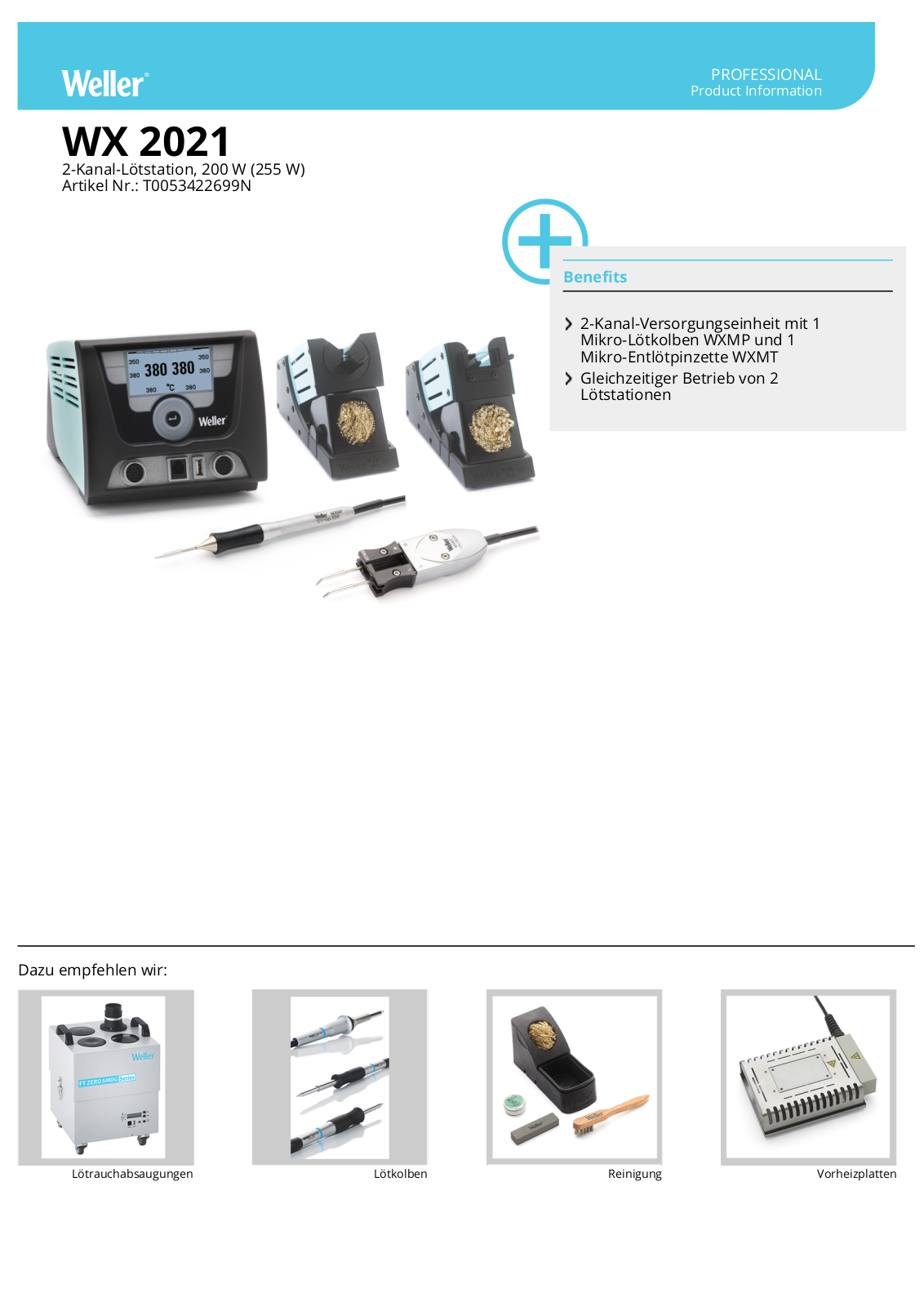 Weller WX 2021 User Manual - ManualMachine.com
