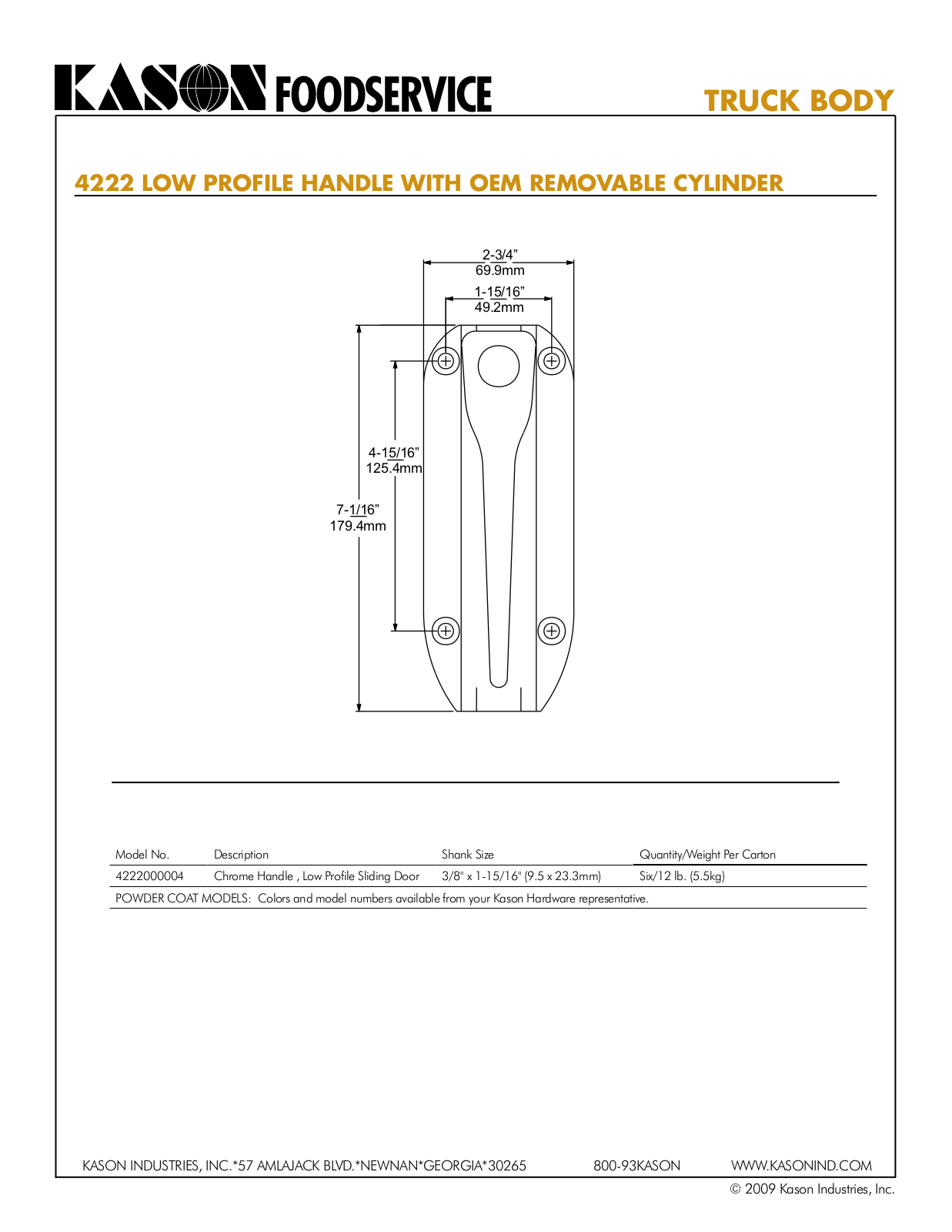 Kason 4222000004 User Manual - ManualMachine.com
