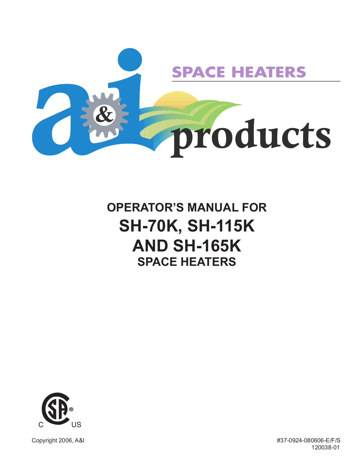 Desa Tech SH-70K, SH-115K, SH-165K Owner's Manual