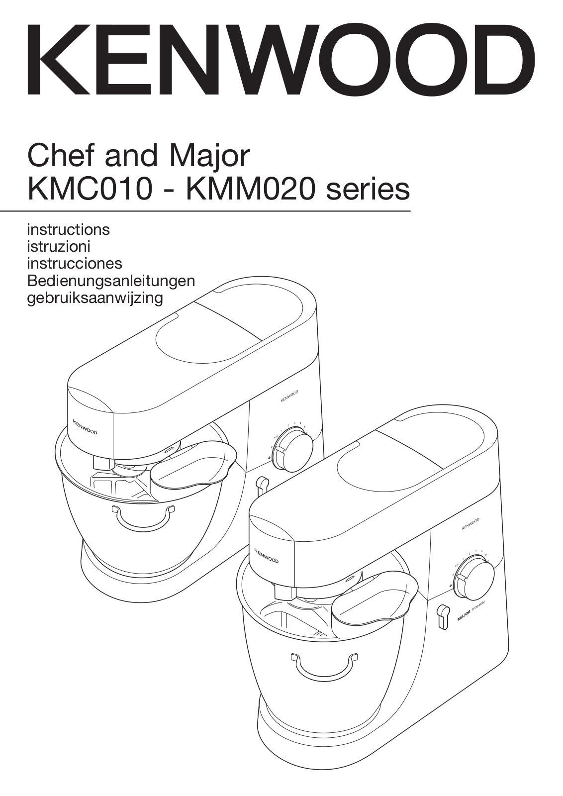 KENWOOD KMC010, KMY095 User Manual