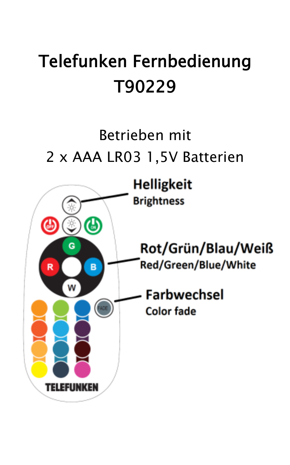 Telefunken T90229 User guide