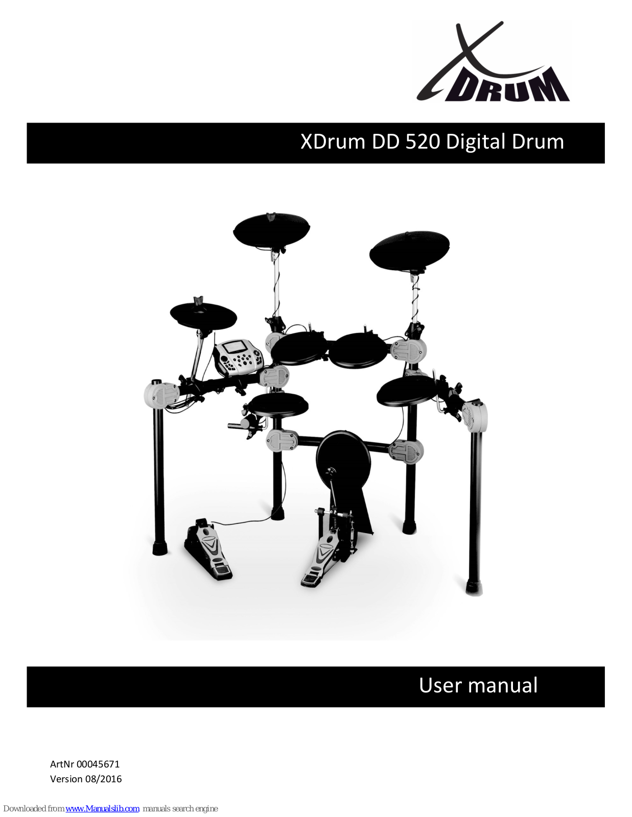 XDrum DD 520 User Manual