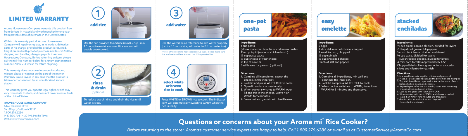 Aroma MRC-903D User Manual