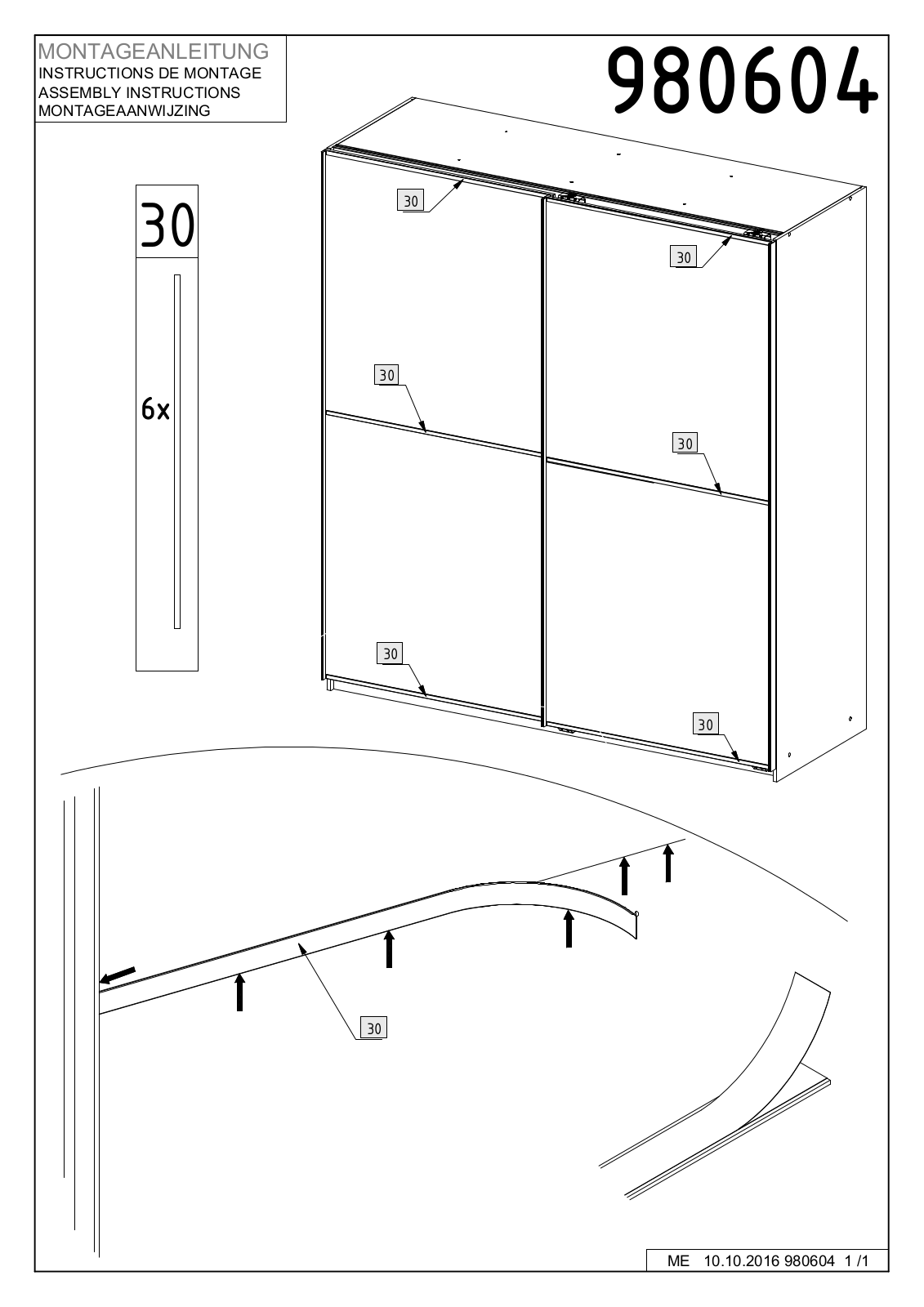 Wimex 980604 Assembly instructions