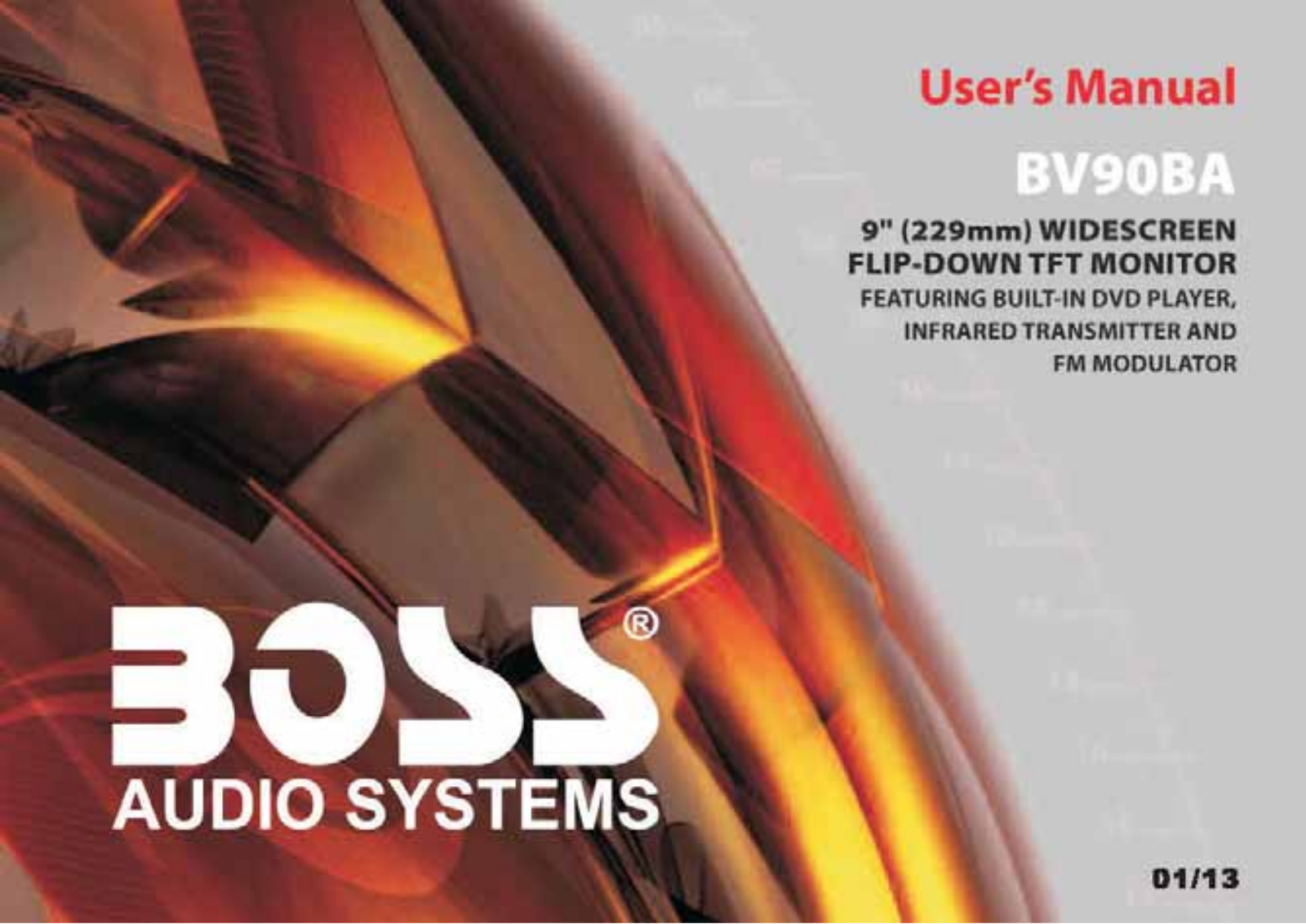 Boss Audio BV90BA User Manual