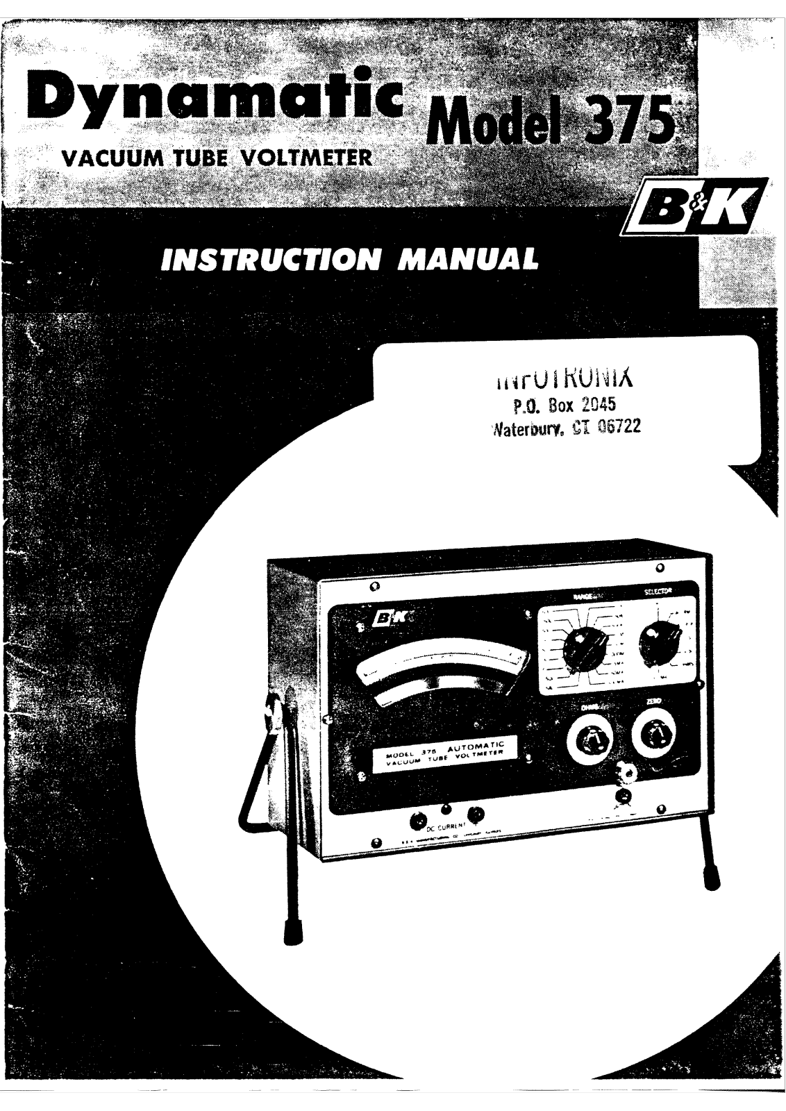 Bruel Kjaer bk375 schematic - ManualMachine.com