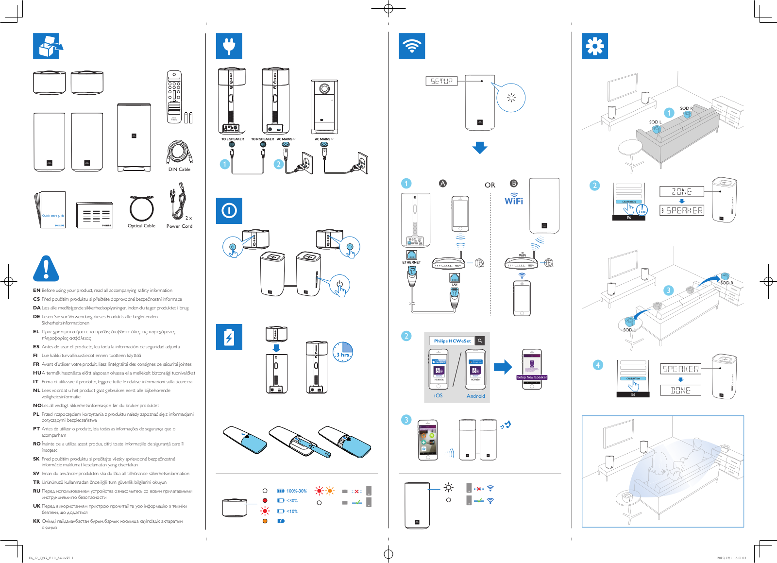 Philips E6 Getting Started Guide