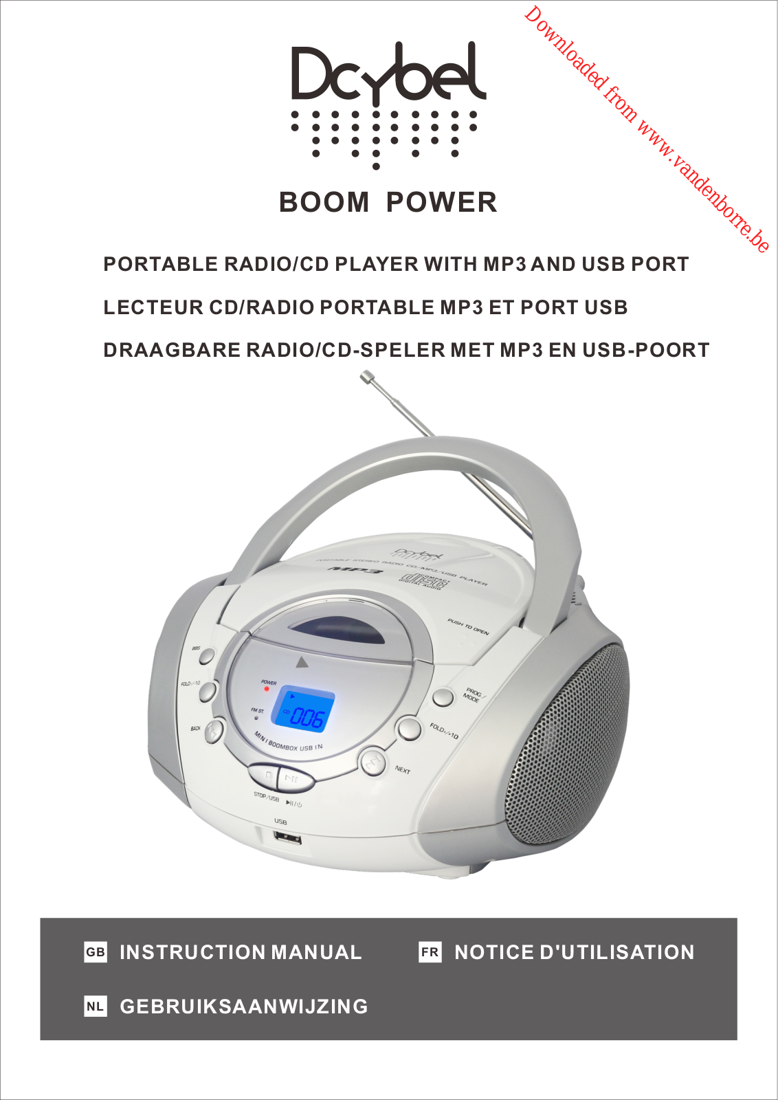 DCYBEL BOOMPOWER User Manual