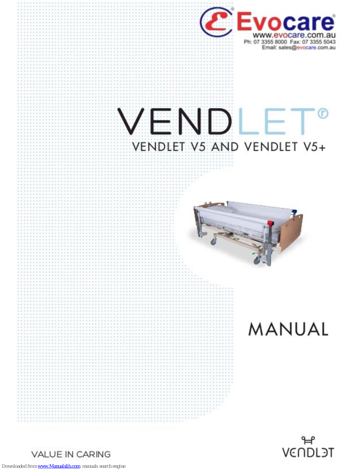 Vendlet V5, 6000000, 6000021 User Manual