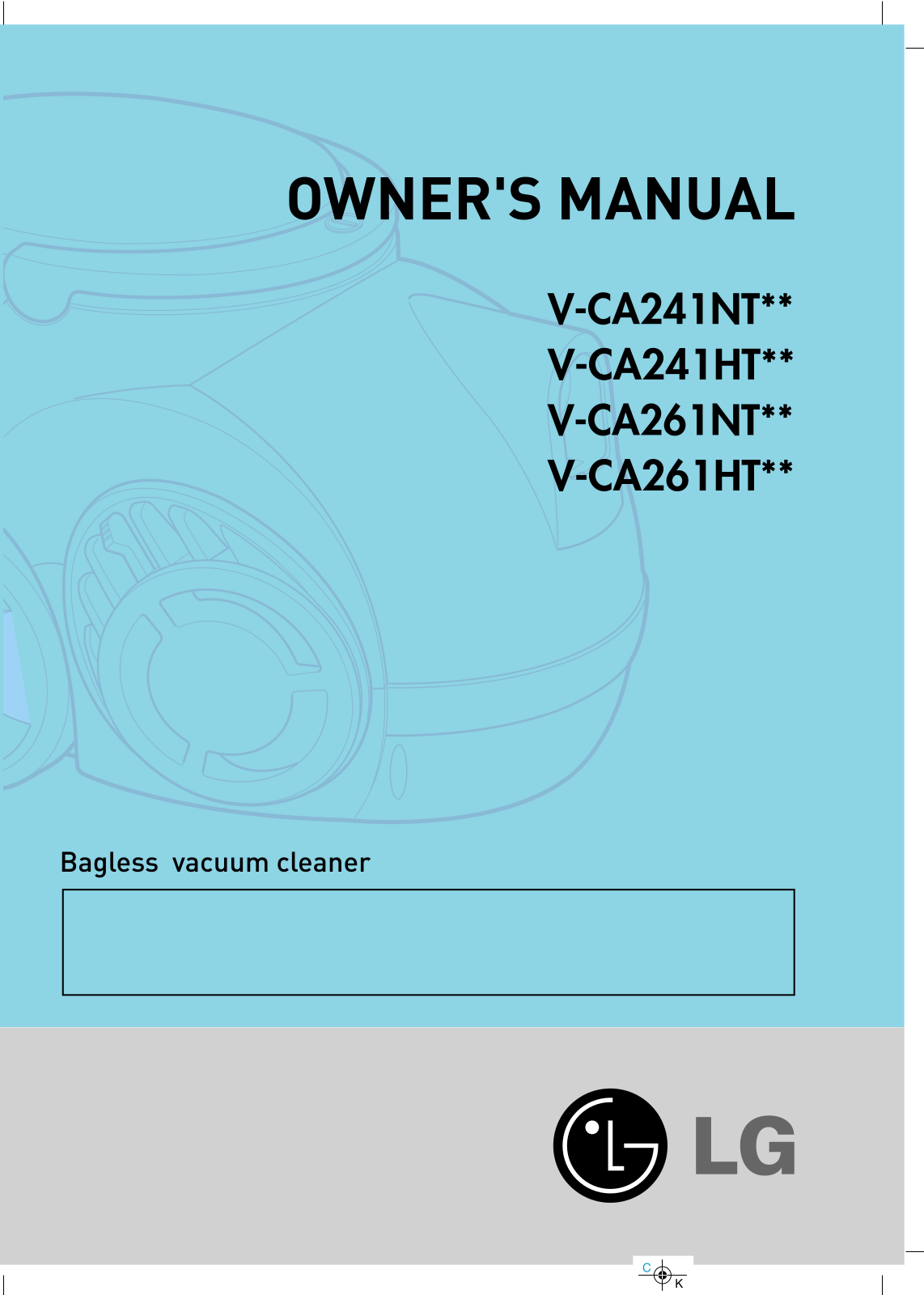 LG V-CA261NT Owner’s Manual