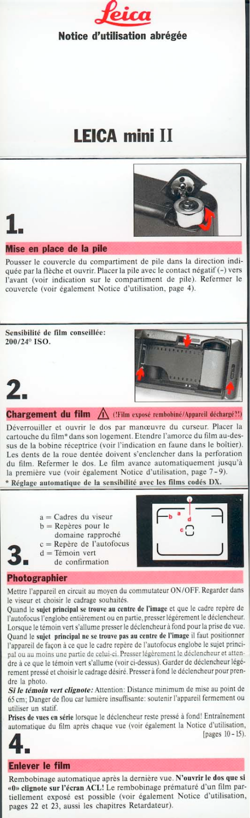 Leica MINI II User Manual