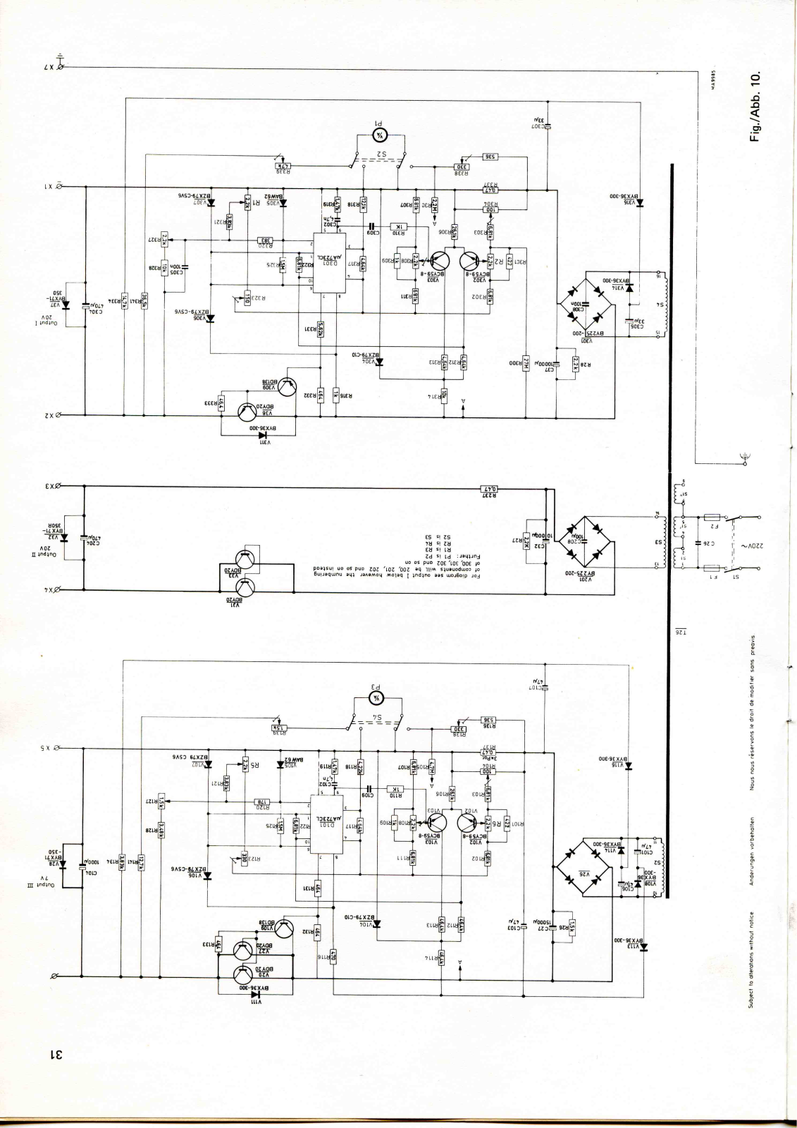 Philips pe1542-1, pe1542, PE1542-S31 Schematic