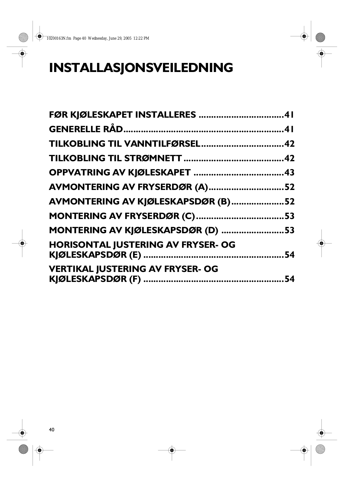 Whirlpool CFS 841 S Installation guide