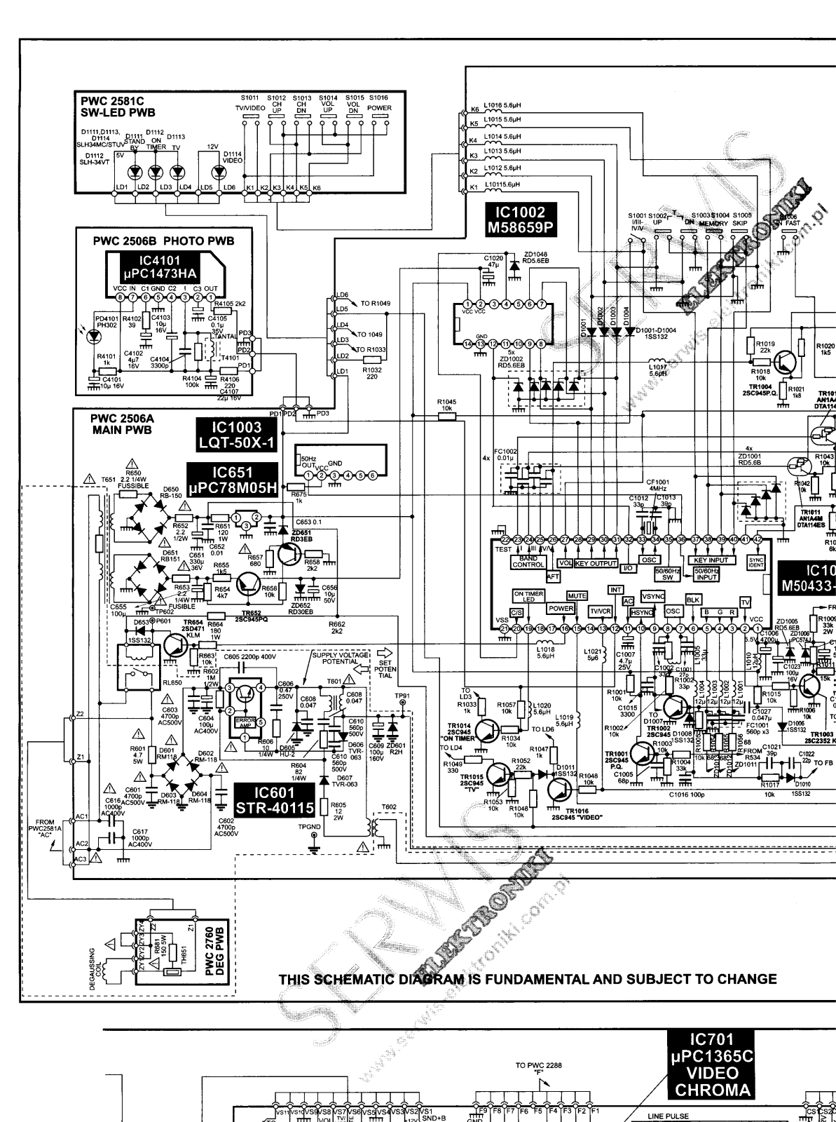 NEC FS-1921SK Schematic