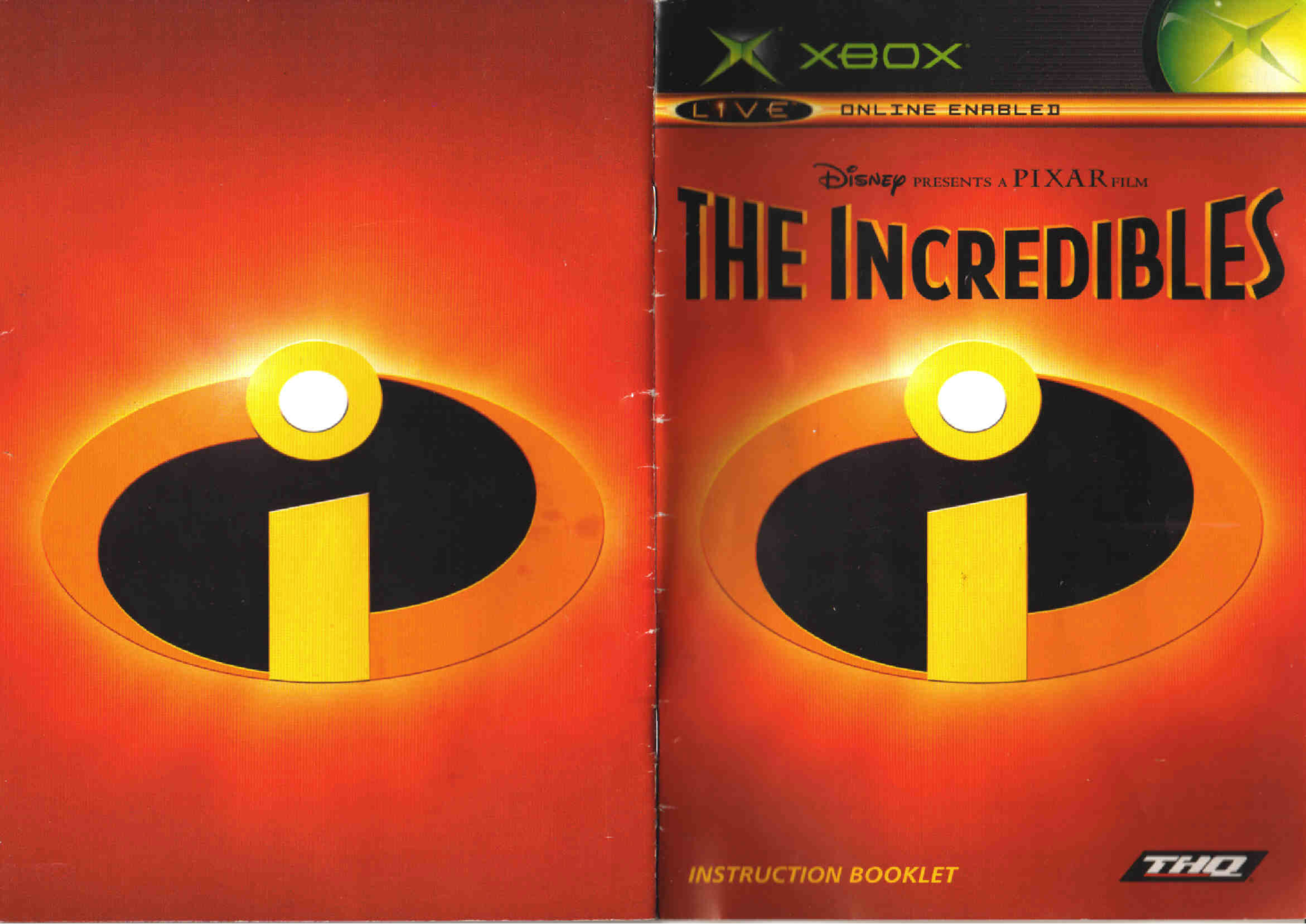 Games Microsoft XBOX THE INCREDIBLES User Manual